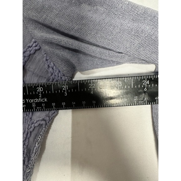 Simply Couture  Crochet Patchwork Tunic Top Womens Sz XL Lagenlook Bohemian - Picture 5 of 8